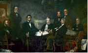 Francis B. Carpenter First Reading of the Emancipation Proclamation of President Lincoln oil painting on canvas